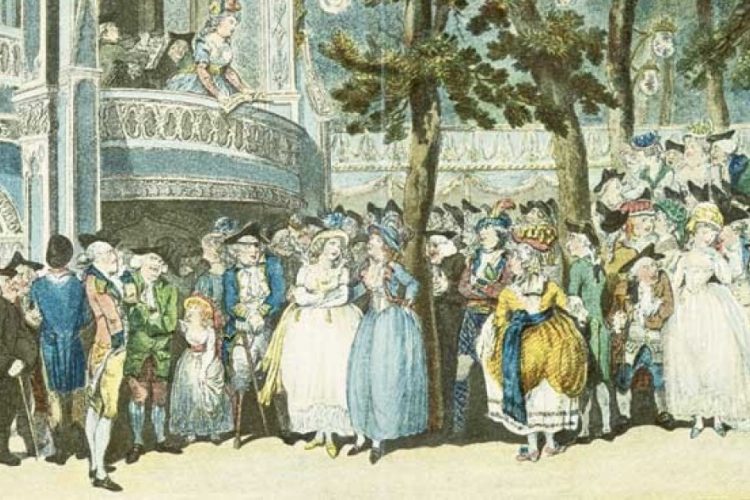 Regency garden party